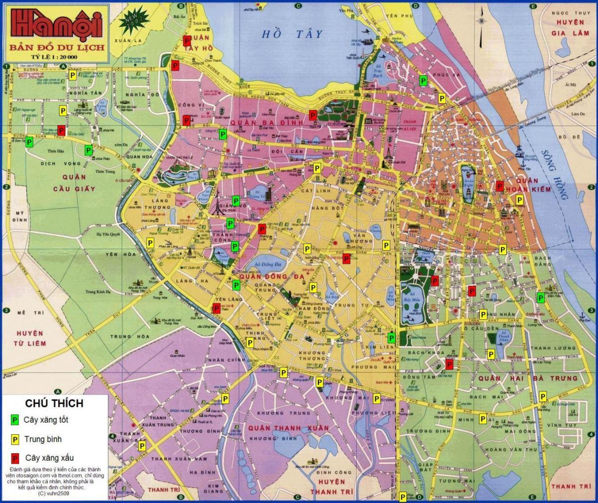 ನಕ್ಷೆ ಮೇಲೆ hanoi