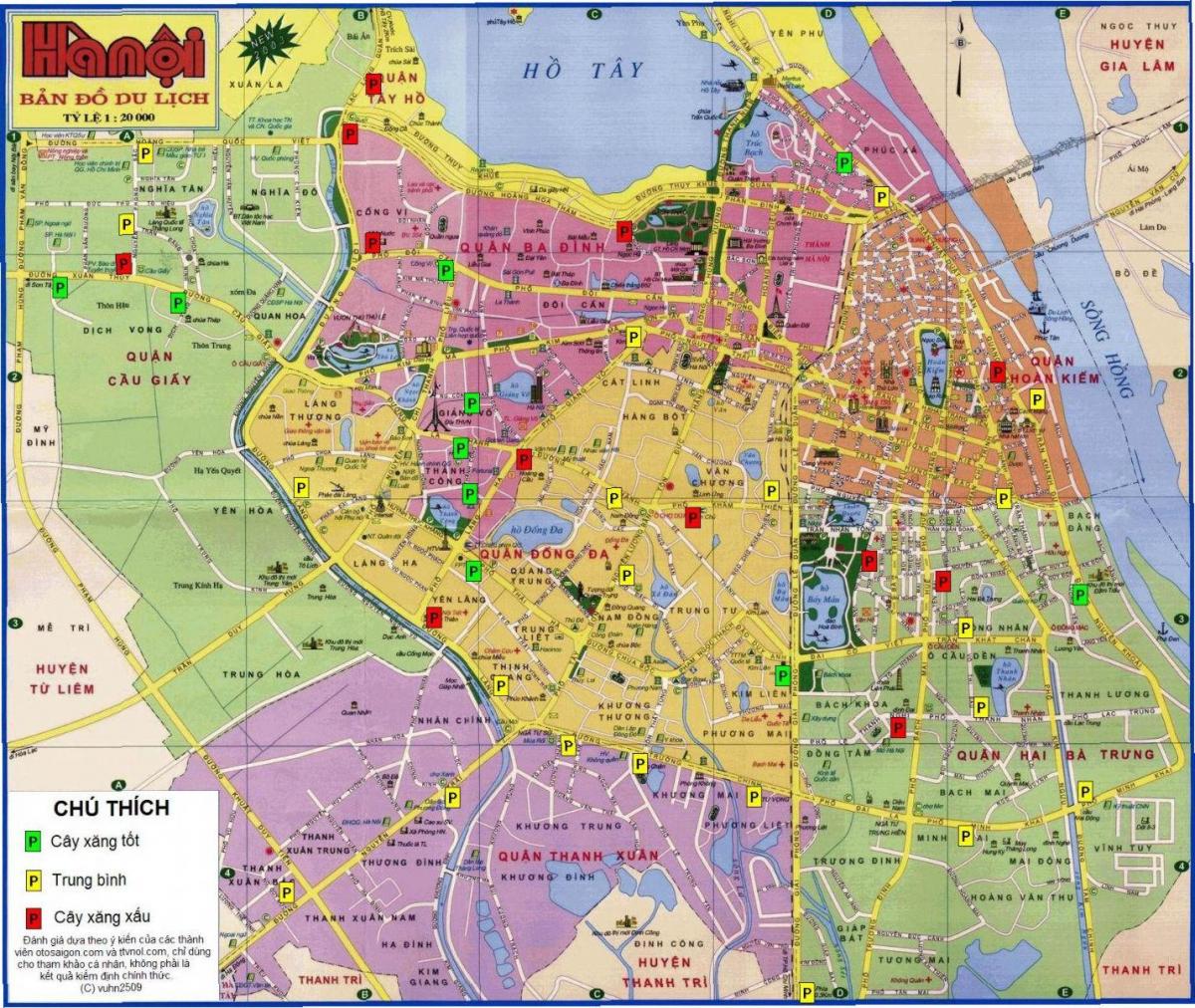 hanoi ನಕ್ಷೆ ವಿಯೆಟ್ನಾಂ
