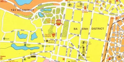 ನಕ್ಷೆ hanoi ಸಿಟಿ ಸೆಂಟರ್